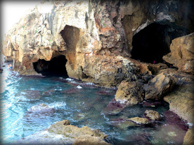 Zona norte de la cueva con sus múltiples accesos