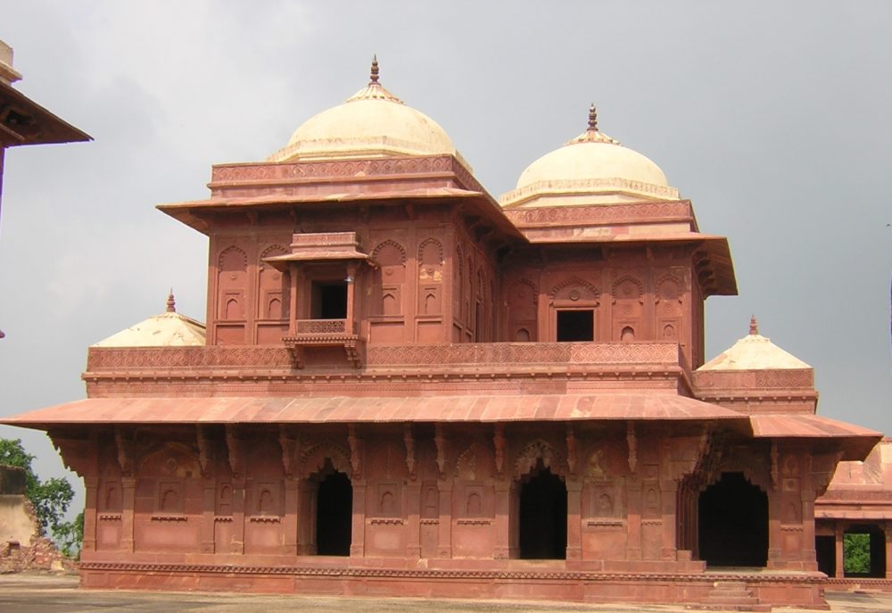 Detalle de los edificios de Fatehpur Sikri (India, 2007)
