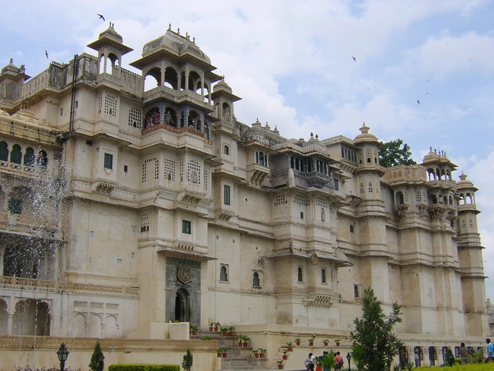 Fachada del Palacio de Udaipur (India, 2007)