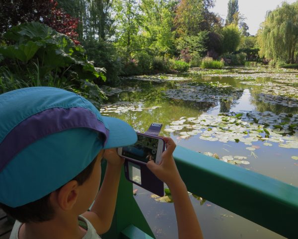 Ferran disfrutó mucho de los jardines de Monet (Giverny, Francia 2016)